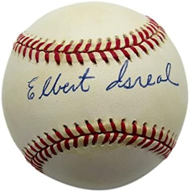 Elbert Al Israel, ONL Beyzbol Negro Ligi Newark Eagles PSA/DNA 177335 İmzalı Beyzbol Toplarını İmzaladı