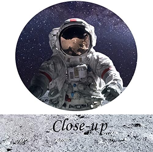 Yaratıcı Sanatlar - Astronot Ayakta Ay Bakan Planet Earth Poster Tuval Baskı Duvar Sanatı Manzara Resim Tuval üzerine Basılmış