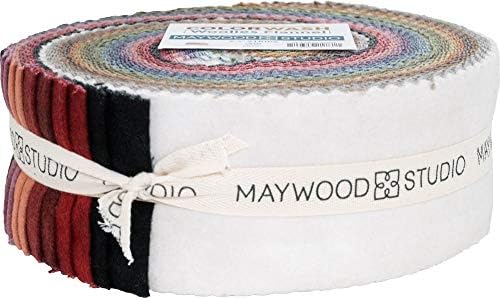 Maywood Studio Woolies Flanel Renk Yıkama 40-2, 5 Şeritler Bonnie Sullivan