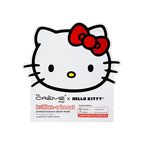 Krem Dükkanı x Hello Kitty Brillian - C Boost Baskılı Esans Sayfası Maskesi (3'lü Paket)