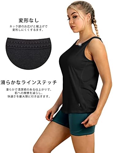 ıcyzone Egzersiz Tankı Üstleri Kadınlar için-Aç Geri Strappy Atletik Tanklar, Yoga Üstleri, spor gömlekler