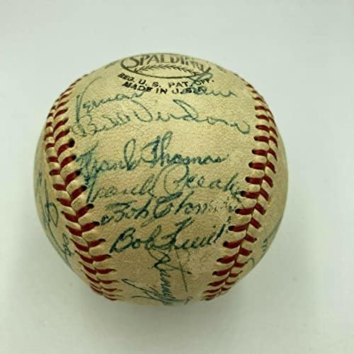 Güzel Roberto Clemente 1958 Pittsburgh Pirates Takımı Beyzbol JSA COA İmzalı Beyzbol Topları İmzaladı