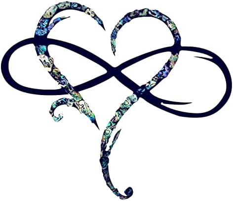 MACLARONX Metal Infinity Kalp duvar sanat dekoru Her Zaman ve Sonsuza Aşk Sembolü Kesikler Işareti Yıldönümü sevgililer Günü