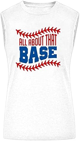 2023 Beyzbol Anne Tankı Üstleri kadın Kolsuz Yaz Gömlek Sevimli Egzersiz Egzersiz grafikli tişört Gevşek Fit Yelek Kaşkorse