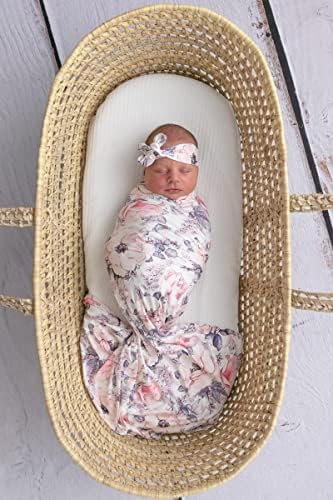 kıkırdama melek Yenidoğan Bebek Kız Kundak ve Saç Bandı Seti Çiçek Alma Battaniye Setleri