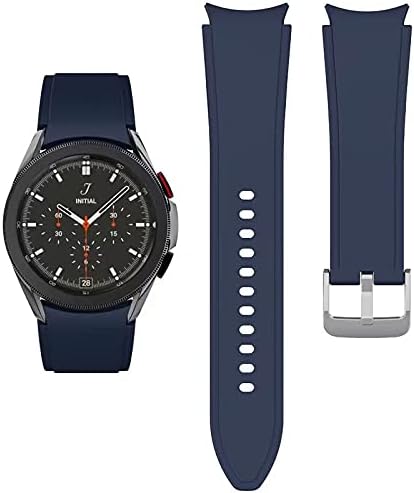 [2 ADET] Silikon Bant Samsung galaxy Watch 4 ile uyumlu 40mm 44mm Bant Watch4 Klasik 42mm 46mm Bantları Spor İzle bileklik
