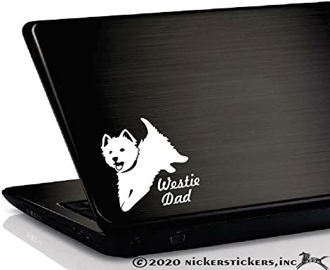 Westie Baba / NickerStickers ® Vinil West Highland Beyaz Terrier Köpek Pencere Çıkartma