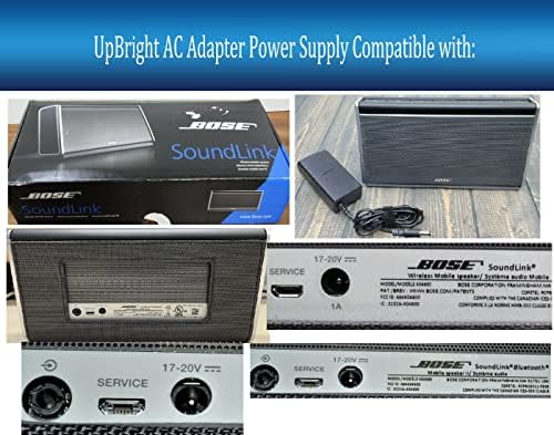 UpBright 17V 1A AC Adaptörü Bose SoundLink II 404600 Bluetooth Mobil Hoparlör ile Uyumlu 357550-1300 330001-1310 719694-1310