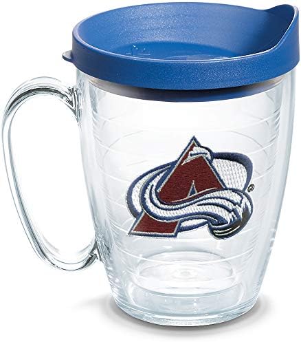 Tervıs ABD'de Yapılan Çift Duvarlı NHL Colorado Avalanche termos kupa Bardak İçecekleri Soğuk ve Sıcak Tutar, 16oz Kupa,