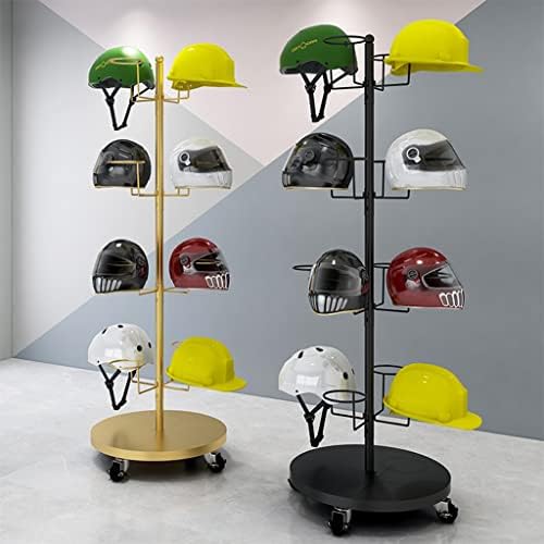 FIFOR Modern Büyük Bağlantısız şapka rafı Standı, Metal Perakende Peruk veya Şapka Teşhir Standı Giriş, Banyo, Yatak Odası,