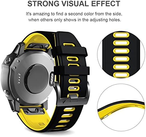 ANKANG spor silikon akıllı saat bilezik kayışı Garmin Fenix 6X7 7X 3HR 935 945 Yaklaşım S60 S62 hızlı kolaylık kordonlu saat
