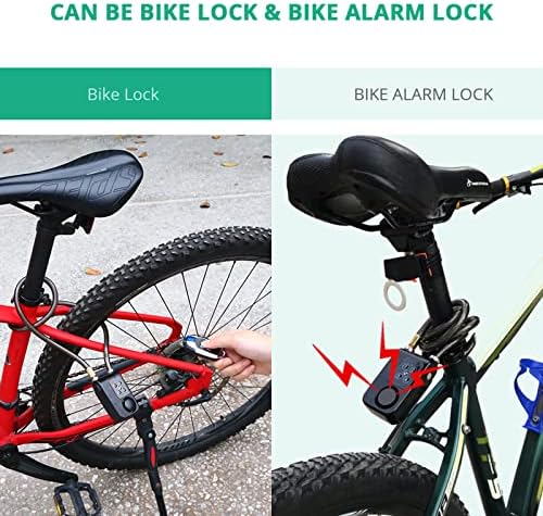 Uzaktan Kumandalı Wsdcam Bisiklet Kilidi Alarmı Evrensel Güvenlik Alarm Kilit Sistemi Bisiklet Motosiklet Kapısı için Hırsızlığa