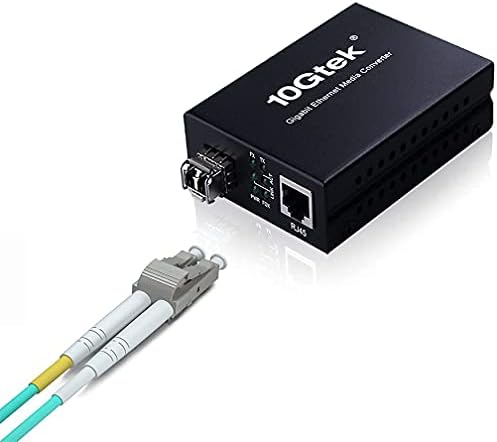 SFP-SX Alıcı-Verici ve OM3 Fiber Optik Kablo(30m) Paket Kitine Sahip Gigabit Ethernet Fiber Ortam Dönüştürücü