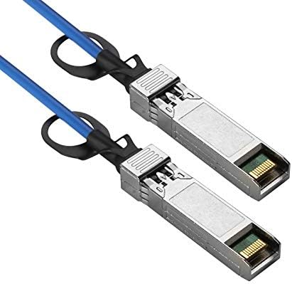 Macroreer 10G SFP+ DAC Twinax Kablo, 10GbE SFP + Doğrudan Takın Pasif Bakır Kablo Ardıç QFX-SFP-DAC-2M, 2 Metre Mavi