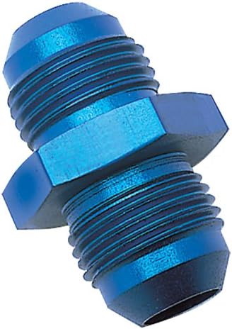 Edelbrock / Russell 660330 Mavi Eloksallı Alüminyum-3AN Parlama Birleştirme Adaptörü