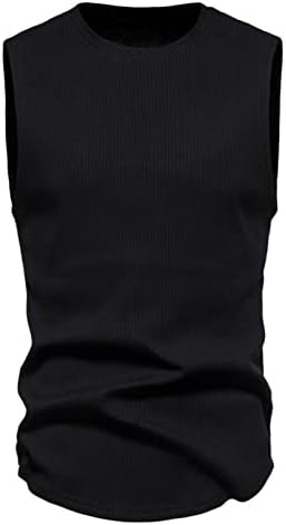 Ymosrh erkek Tank Top Kolsuz Katı Renk Casual Slim Fit Streç Alt Gömlek Camisetas Günah Mangalar para Hombres