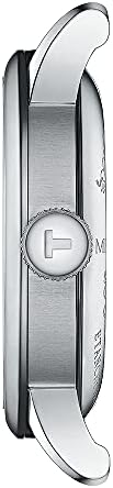Tissot Mens Le Locle Powermatic 80 316L Paslanmaz Çelik kasa İsviçre Otomatik Saat, Gri, Paslanmaz Çelik, 19 (T0064071104300)