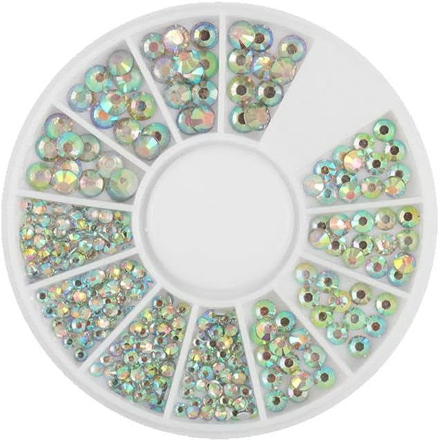DIY Ab Elips Akrilik At Göz Kristal Tırnak Glitter Rhinestones Süslemeleri makyaj Araçları