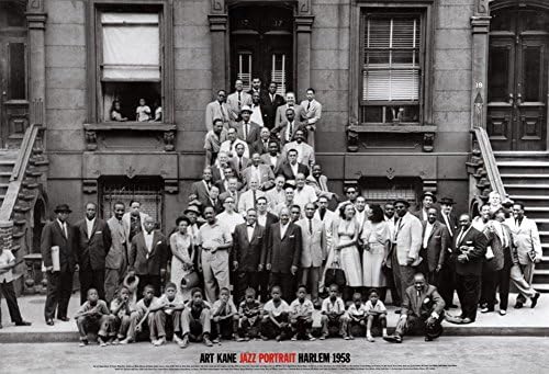 (24x35) sanat Kane Harika Bir Gün Harlem Caz Portre 1958 Fotoğraf Poster Baskı