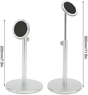 Yunseity Cep telefonu Standı, Ayarlanabilir Yükseklik ve Açı Taşınabilir telefon tutucu, Masa için güçlü Manyetik telefon