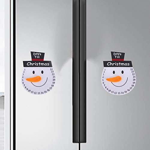 Çift taraflı Noel plastik çıkartmalar buzdolabı kardan adam duvar Sticker Sticker çeşitli