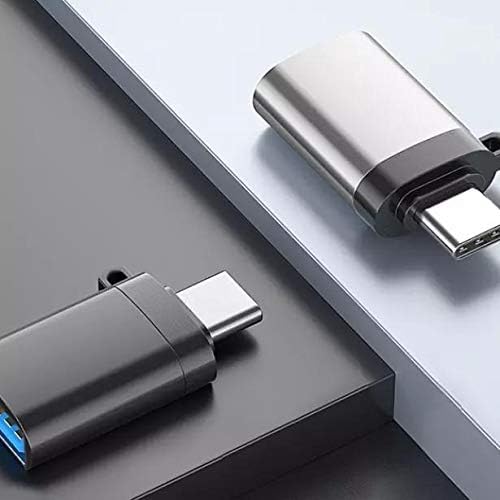 ASUS Chromebook Flip CR1 (CR1100) ile Uyumlu BoxWave Kablosu - USB-C'den A Portchanger'a (2'li Paket), ASUS Chromebook Flip