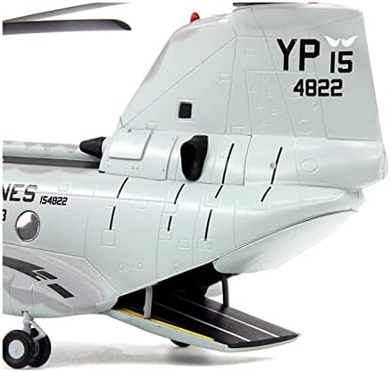 APLİQE Uçak Modelleri 1/72 37000 için Fit CH-46E Helikopter Modeli HMM-163 Alaşım Uçak Modeli Süs Oyuncak Serisi Grafik Ekran