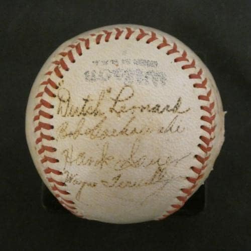 1949 Chicago Cubs Takımı Kötü Durumda Beyzbol İmzaladı - İmzalı Beyzbol Topları