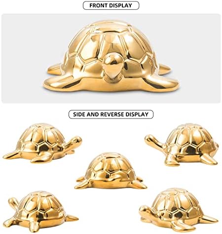 Altın Kaplumbağa Heykeli,Heykeller Altın Kaplumbağa Süs Seramik Heykel Ev Aksesuarları Altın Masa Ev Kapalı Dekoratif Koleksiyon