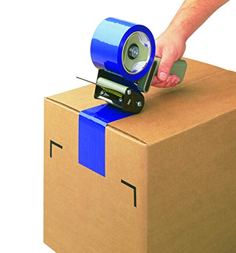 Kutular Hızlı Bant Mantık Karton Sızdırmazlık Bandı, 2,2 Mil, 3 x 55 yds, Mavi (24'lü Paket)