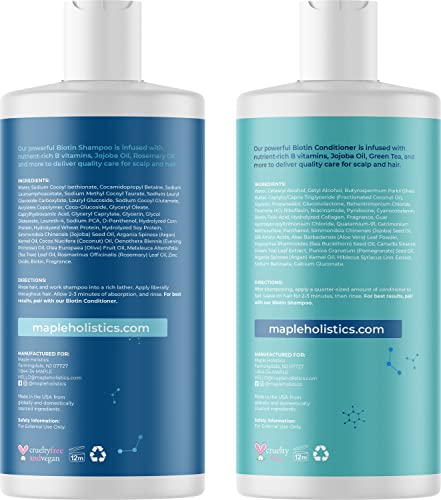 Kadınlar ve Erkekler için Saç Kalınlaştırıcı Ürünler - Sülfatsız Saç Kalınlaştırıcı Şampuan ve Biotin Saç Büyüme Kremi artı