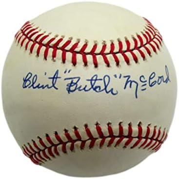 Butch McCord, OAL Beyzbol Negro Ligi Baltimore Elite Giants'ı İmzaladı PSA / DNA İmzalı Beyzbol Topları
