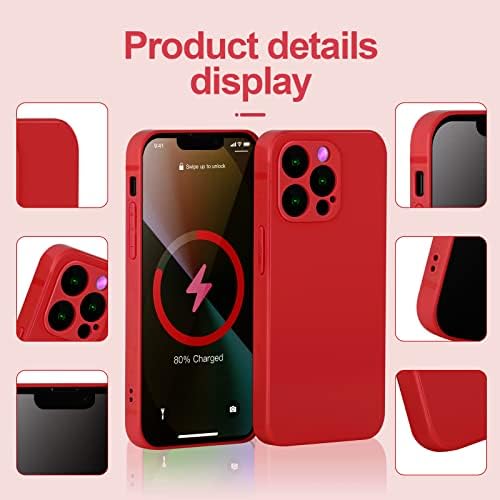 Noyre Silikon Kılıf iPhone 11 Pro Max Kılıf 6,5 inç ile Uyumlu, Sıvı Silikon Tam Vücut Kalınlaştırıcı Tasarım Telefon Kılıfı