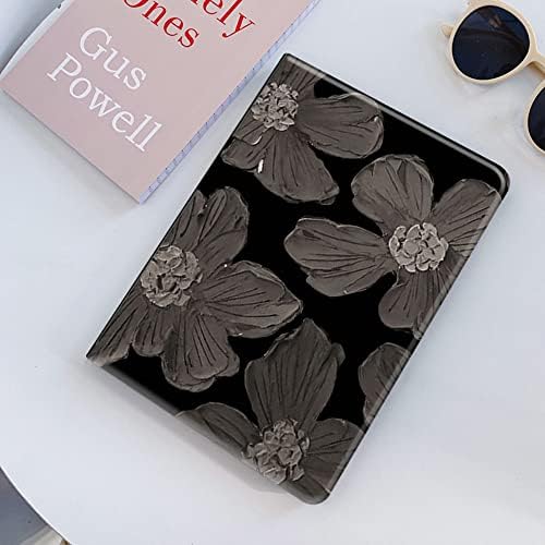 Çiçek Kılıf iPad Mini için 6th Nesil 8.3 inç Kılıf Çiçek Desen Sevimli İnce Deri Folio Akıllı Kapak Kalem Tutucu ile Otomatik