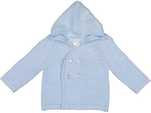 Bebek Güvercin Yumuşak Zarif Yenidoğan Erkek Bebek Kruvaze Kazak kapüşonlu ceket