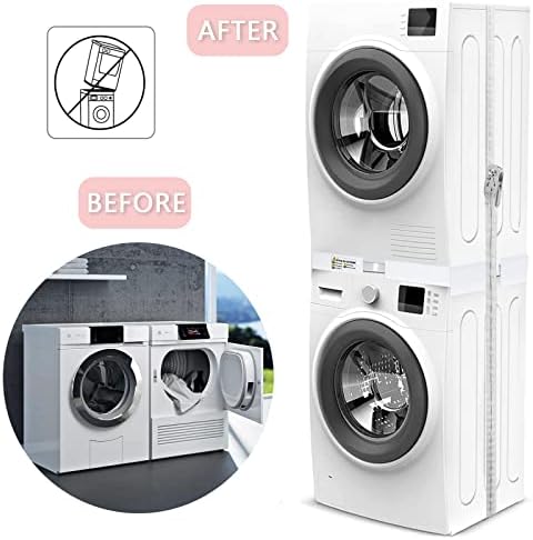 Kıss Core 29 inç Çamaşır ve Kurutma Makinesi için İstifleme Kiti, Çamaşır Makinesi ve Kurutma Makinesi için Üniversal İstifleme