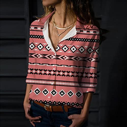 Sonbahar Yaz Üst Tee Kadın Giyim Moda Y2K Uzun Kollu Yakalı Boyun Grafik Brunch Komik Bluz BU BU