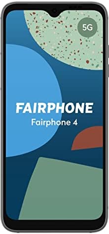 Fairphone 4 Çift SIM 256GB ROM + 8GB RAM (Yalnızca GSM | CDMA Yok) Fabrika Kilidi Açılmış 5G Akıllı Telefon (Gri) - Uluslararası