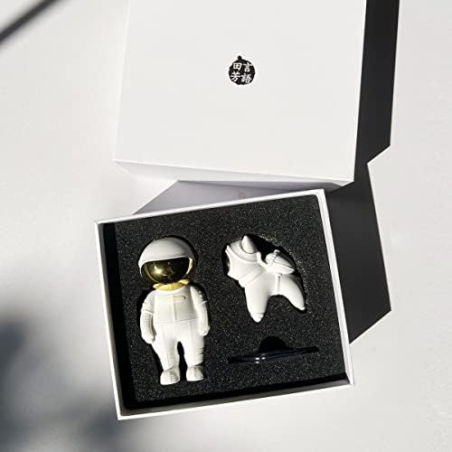 Olodo Astronot Heykelcik Dekor, Astronot Heykeli, Spaceman Heykel Masası Oyuncak Uzay Köpek Astronot Figürü Odası Heykeli
