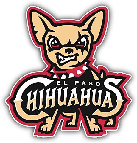 El Paso Chihuahuas MiLB Beyzbol Logosu Vinil Sanat Grafik Sticker Tampon Çıkartması