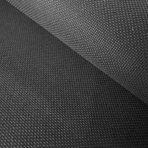 XSTITCHBUY 18 Sayısı Aida Kumaş Nakış Sayılan çapraz dikişli kumaş, Siyah, 59 inç X 19 inç L,Beyaz