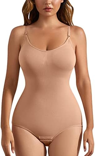 Bodysuit Shapewear Kadınlar için Karın Kontrol Tam Vücut Şekillendirici Spagetti kayışı Ameliyat Sonrası Sıkıştırma Bodycon