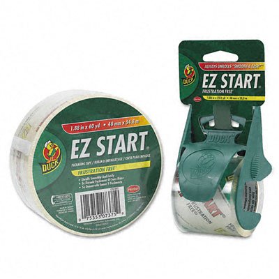EZ Start Karton Sızdırmazlık Bandı, 1-7 / 8 x 22 Metre, 3 Çekirdek, Şeffaf