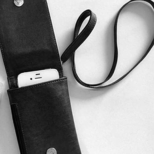 Kutlamak Şükran Günü Festivali Tatil Telefon cüzdan çanta Asılı Cep Kılıfı Siyah Cep