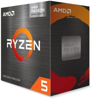 AMD Ryzen 5 5600G 6 Çekirdekli 12 İplik Kilidi Açılmış Masaüstü İşlemci ve ASUS ROG Crosshair VIII Koyu Kahraman AMD AM4