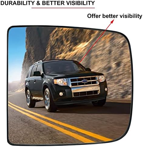 2009-2020 Dodge Ram 1500 2500 3500 4500 5500 Çekme Aynaları için Sürücü Sol Yan Çekme Aynası Camı Değiştirme - Arka Tutuculu