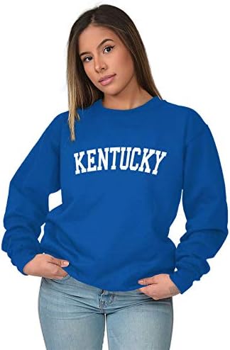 Erkekler veya Kadınlar için Kentucky Basit Geleneksel Klasik Sweatshirt