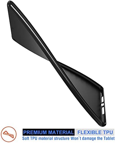 ıPad 10.2 inç Kılıf, Puxıcu İnce Tasarım Mat TPU Kauçuk Yumuşak Cilt Silikon Koruyucu Kapak için iPad 9th/8th / 7th Nesil