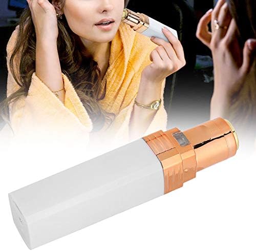 Kadınlar için yüz Saç Çıkarıcı, kompakt Sevimli Ruj Şekli Ağrısız Mini Elektrikli Saç Çıkarıcı Tıraş Makinesi Şeftali Fuzz