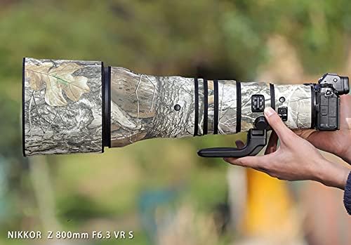 Fujıng Su Geçirmez Lens Kamuflaj Ceket Nikon Z 800mm f6. 3 VR S Kamuflaj yağmur kılıfı Lens Koruyucu Kılıf Silahlar Giyim